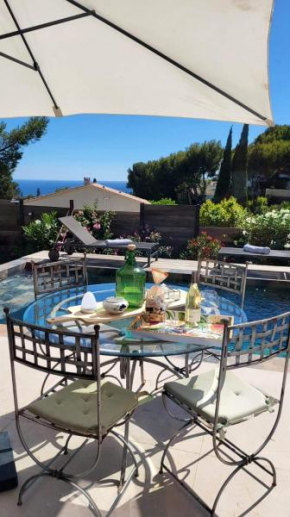 l éden Cassis piscine privee vue mer